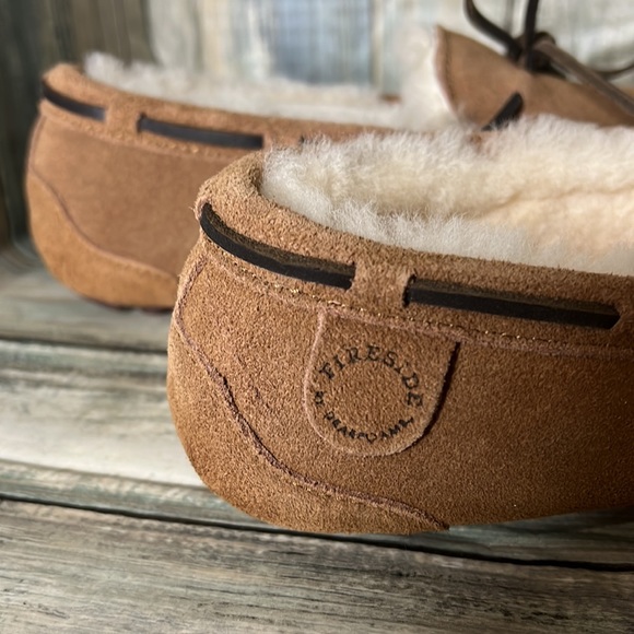 Fireside cozy slip on fur dearfoams women ✅ - Picture 3 of 5